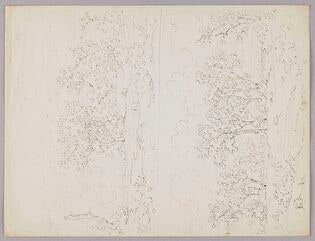 Four Landscapes (Recto and Verso)
