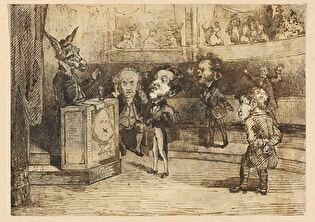 Donkey as the speaker - satire on the rule of Louis Philippe