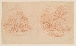 Dawn and Night - allegorical compositions