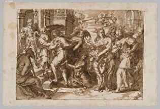 Young man approaching the Gate of Virtue