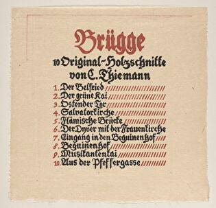 Title Page of the Brügge Series