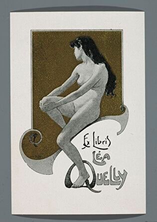 Bookplate of Léa Quelly