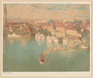 View of Stockholm from the Port