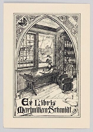 Bookplate of Maximilian Schmidt