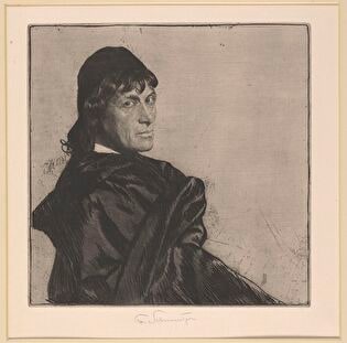 Portrait of Joseph Kainz as Hamlet