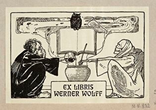 Bookplate of Werner Wolff