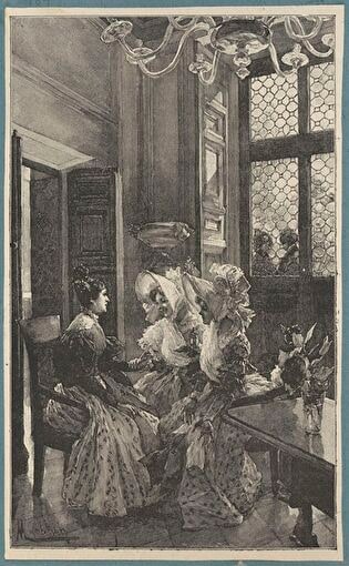 Visit (Illustration for Edmond About's Novel, Tolla)