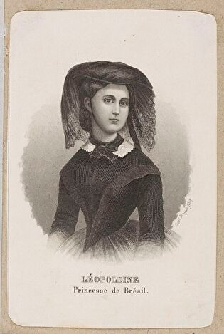 Leopoldina, Princess of Brazil (in: Almanach de Gotha)