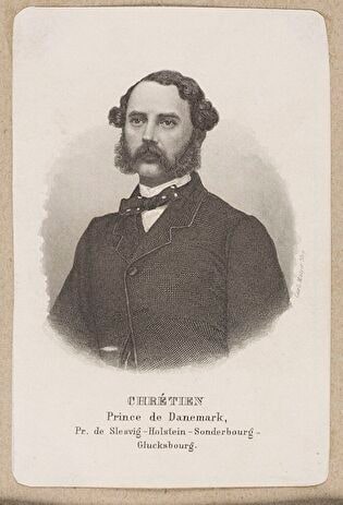 Christian, Duke of Schleswig-Holstein, King of Denmark Christian IX (in: Almanach de Gotha)