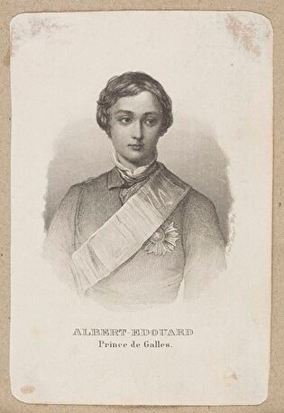 Albert-Edward, Prince de Galles (in: Almanach de Gotha 1862)