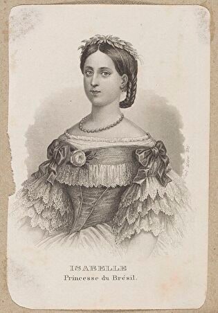 Isabel Christina Leopoldina Augusta Micaela Gabriela Rafaela Gonzaga de Bragança, Imperial Princess of Brazil (in: Almanach de Gotha 1862)