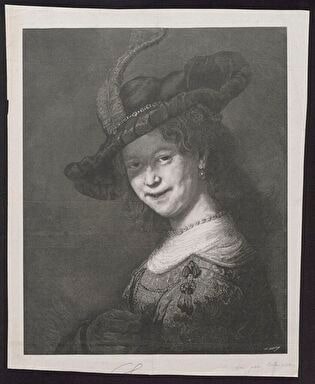 Portret Saski wg Rembrandta