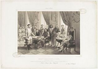Audience with King John Casimir. Illustration to Pasek’s “Memoirs”