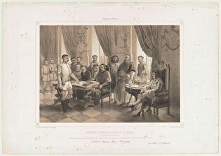 Audience with King John Casimir. Illustration to Pasek’s “Memoirs”