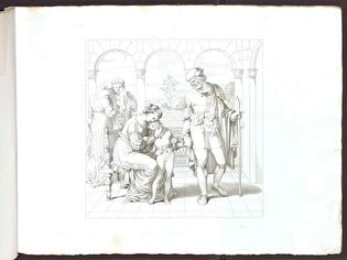 Raphael’s farewell to his mother before his journey to Perugia
