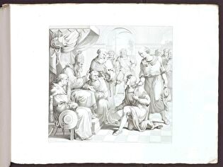 Introducing Raphael to Pope Julius II