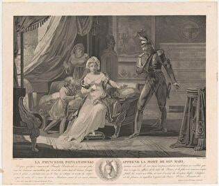 Princess Poniatowska receives message of her husband’s death