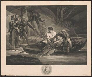 The Body of Prince Józef Poniatowski fished out of the Elster