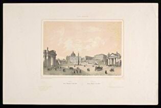 Rome, View of St Peter's Square and Basilica