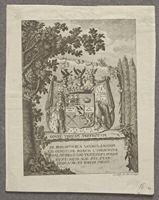 Bookplate of Michał Borch