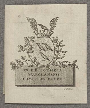 Bookplate of Michał Borch