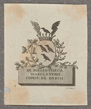 Bookplate of Michał Borch