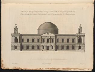 South Elevation of the Building of the General Register House of Scotland in Edinburgh