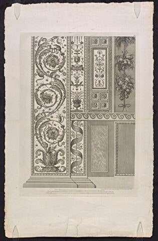 Decoration of a Pilaster (Lower Part), from the Series 'Loggie di Rafaele nel Vaticano' (Plate9)