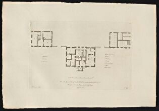 Plans of the Ground Floor of Castle Hill in Dorsetshire, the Seat of Fitz Foy Esq.