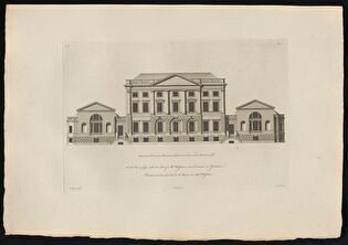 South Elevation of Cusworth Hall, the Seat of Mrs. Wrightson in West Yorkshire