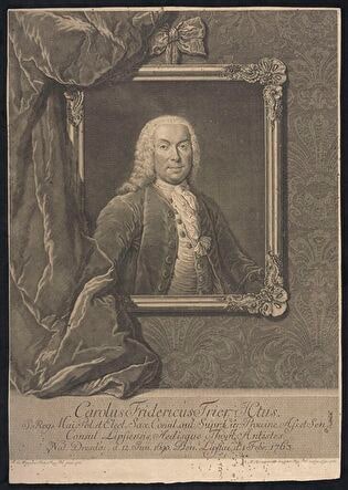 Portrait of Carl Friedrich Trier, Jurist and Mayor of Leipzig