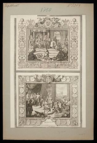 Anglus and Suecus, chart 5 and 6 from the series “Laconicum Europae Speculum”