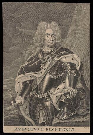 Portrait of Augustus II the Strong