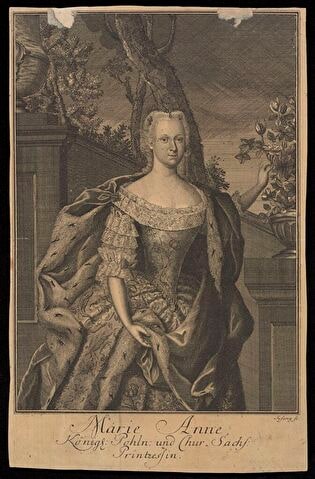 Mary Anne, Daughter of Augustus III, Wife of Maximilian III Joseph