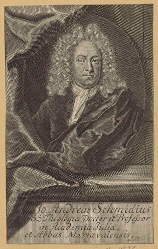 Portret: Johann Andreas Schmidt