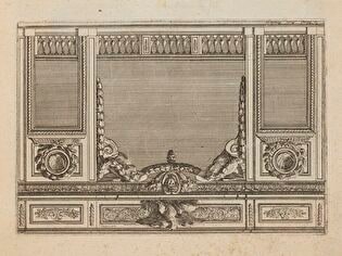 Design of Palace Decoration with a Balustrade