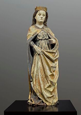 Figure of an undefined saint (St Mary Magdalene?)