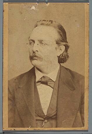 Portrait of Carl Franz Edmund Kretschmer (1830-1908), German organ player and composer (bust)