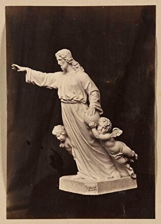 Photo of a sculpture by Wiktor Brodzki “Christ’s vocation” from 1861