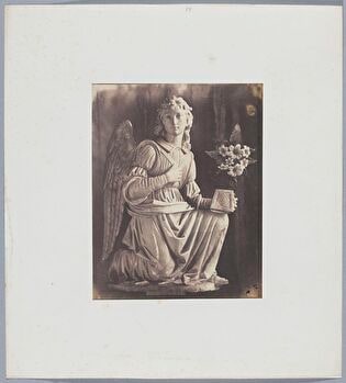`Angel` - ceramic sculpture by Luca della Robbia from the collection of the Minutoli Institut, Liegnitz (now Legnica, Poland)