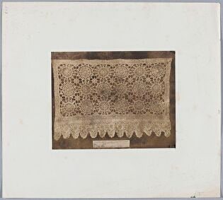 Lace from the collection of the Minutoli Institut, Liegnitz (now Legnica, Poland)