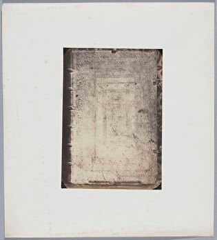 Leather book binding, with decorative impression, from the collection of the Minutoli Institut, Liegnitz (now Legnica, Poland)
