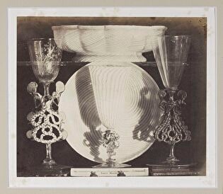 Group of objects of Venetian glass and façon de Venice (16th-17th centuries) from the collection of the Minutoli Institut, Liegnitz (now Legnica, Poland)