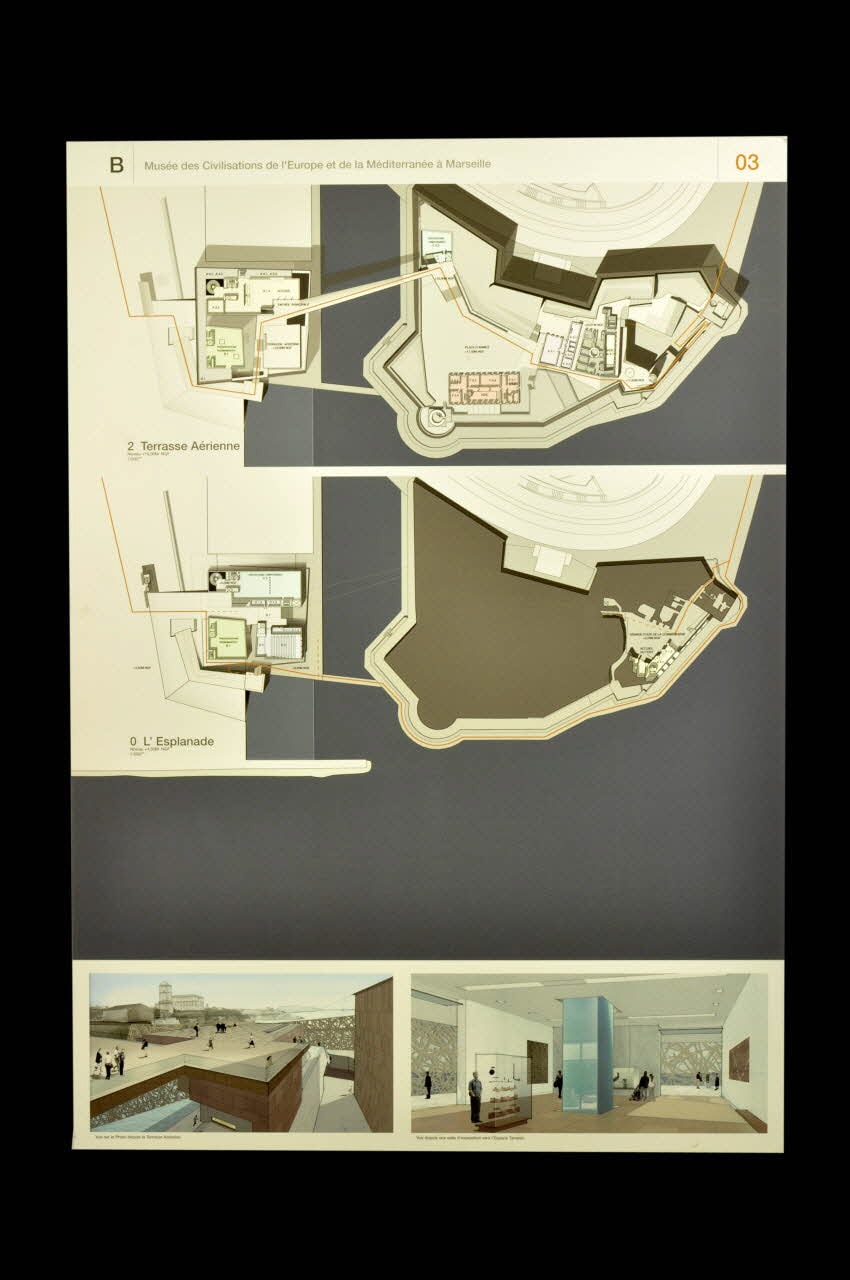 Projet du concours d'architecture pour le Mucem J4