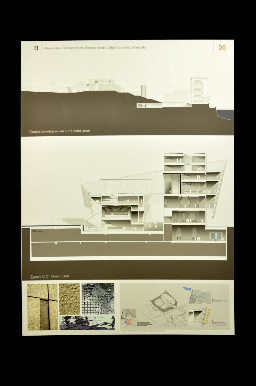 Projet du concours d'architecture pour le Mucem J4