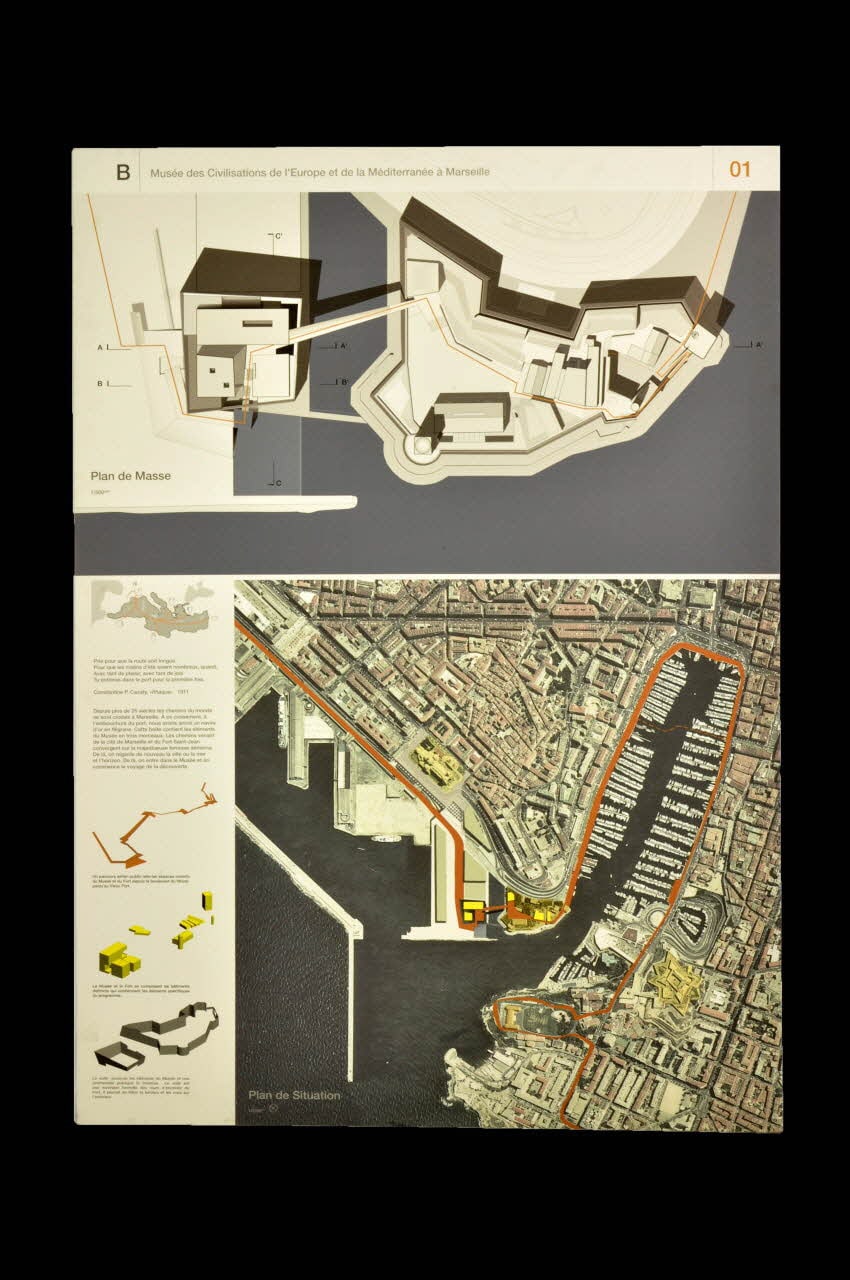 Projet du concours d'architecture pour le Mucem J4