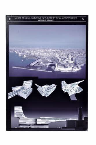 Projet du concours d'architecture pour le Mucem J4