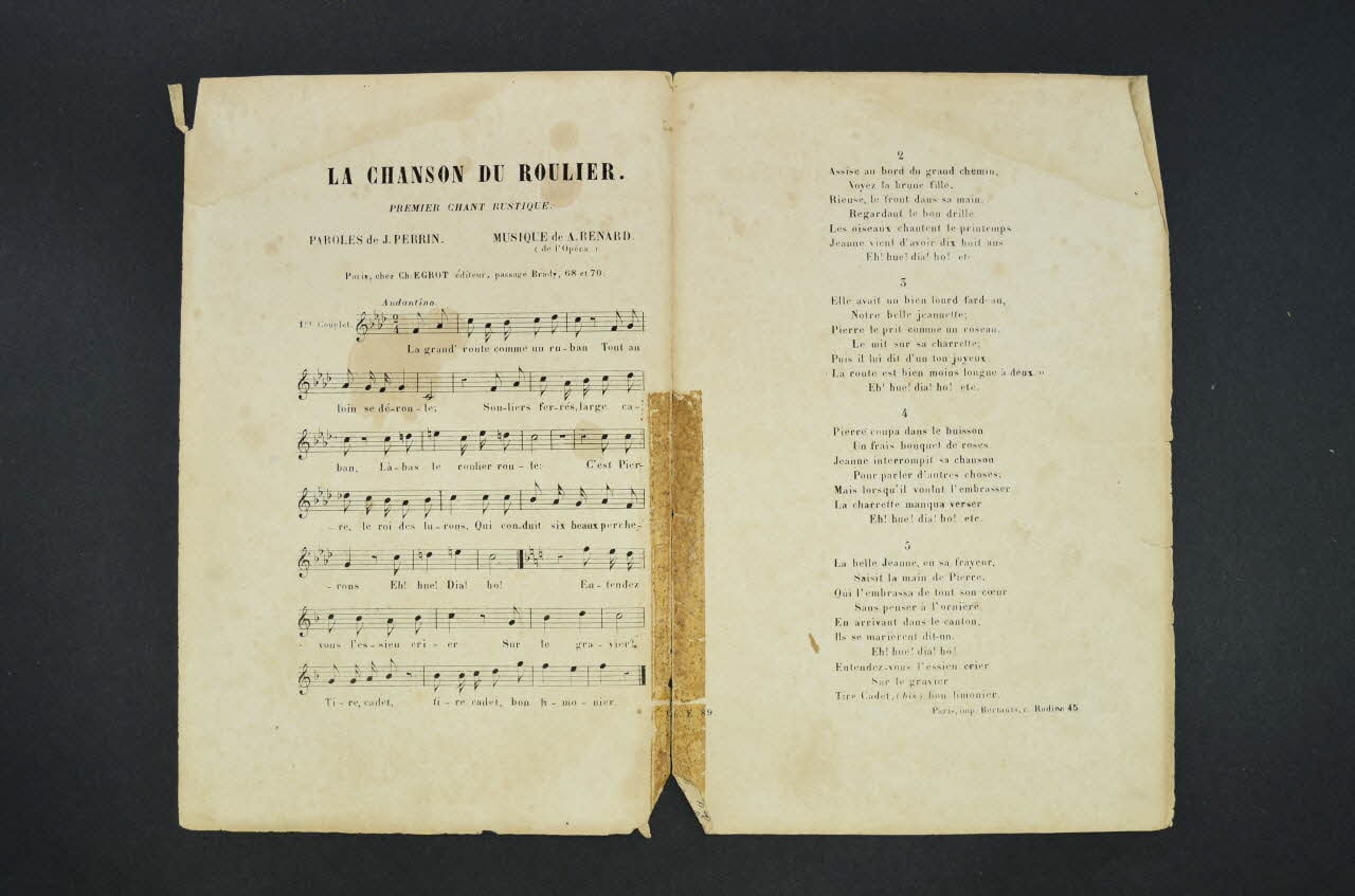 petit format, La chanson du roulier