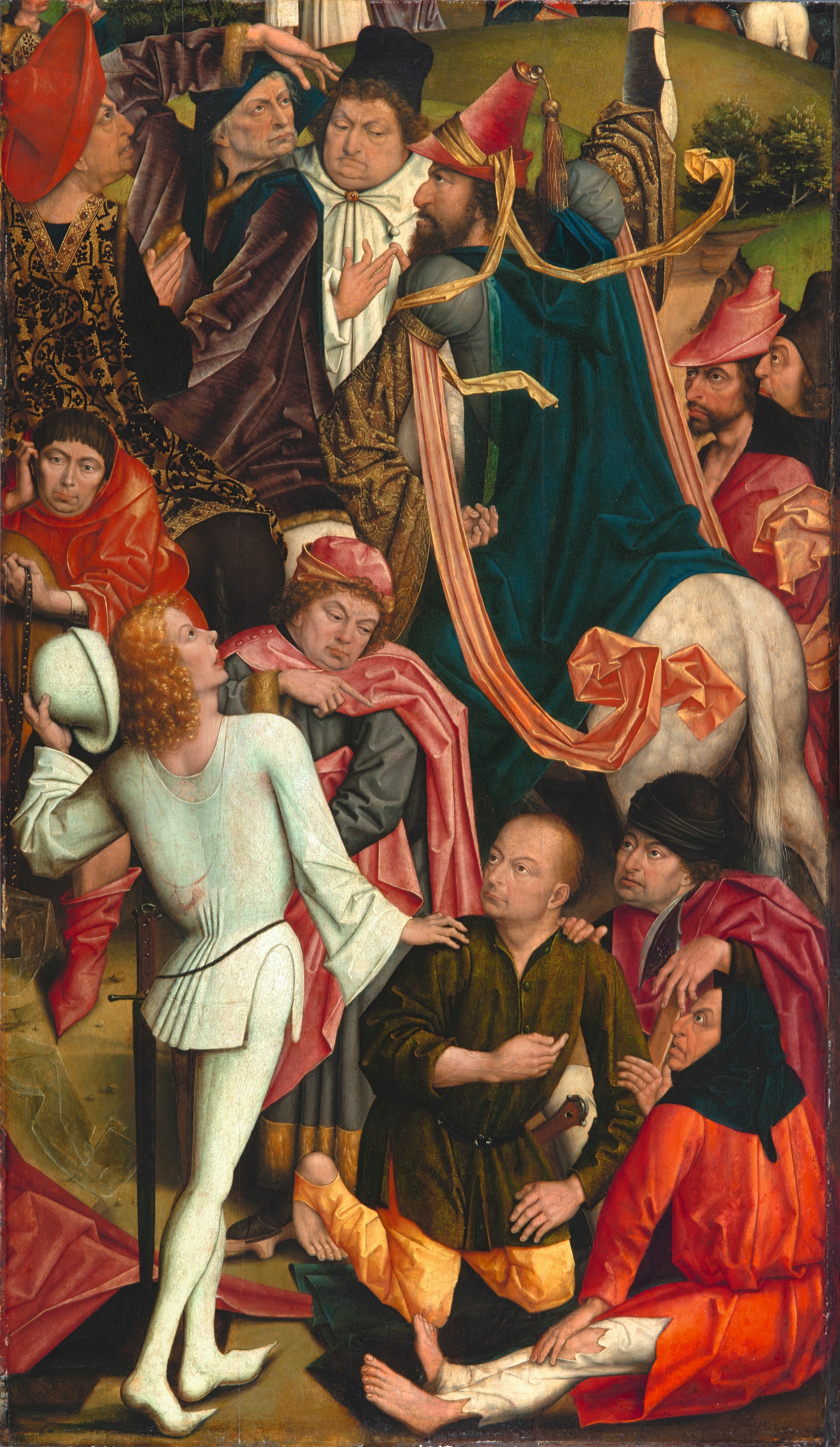 Knights and Soldiers playing Dice for Christ's Robe