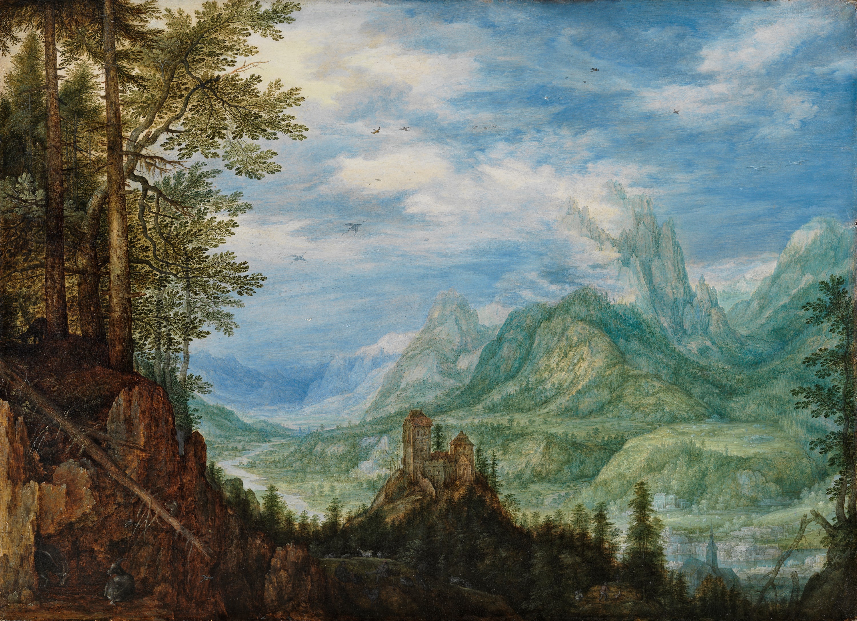 Mountain Landscape with a Castle